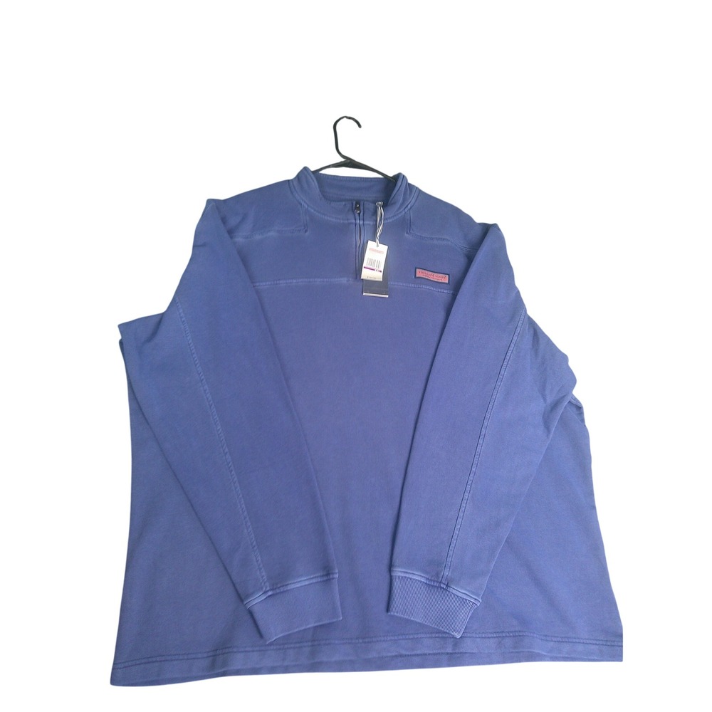 Vineyard Vines Men's XXL Sunwashed Surf Terry Shep Shirt Chambray Blue NWT